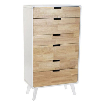 Chest of drawers DKD Home Decor Natural MDF Wood (60 x 30 x 108 cm)