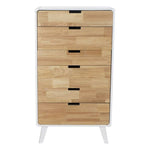 Chest of drawers DKD Home Decor Natural MDF Wood (60 x 30 x 108 cm)