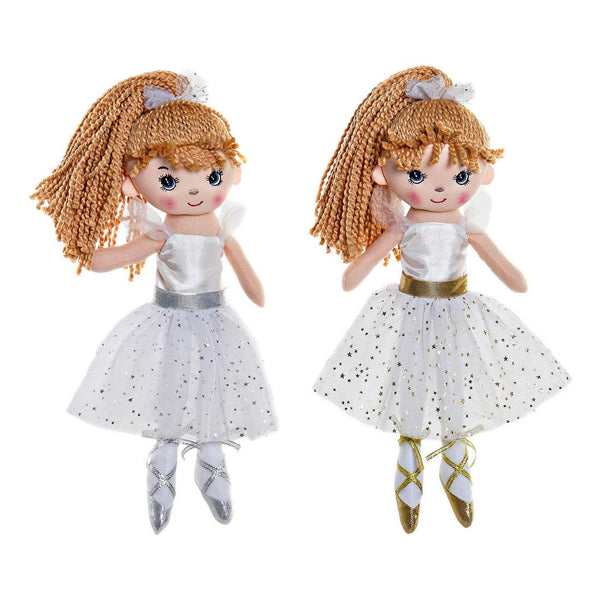 Rag Doll DKD Home Decor Ballet Dancer (2 pcs) (13 x 10 x 35 cm)