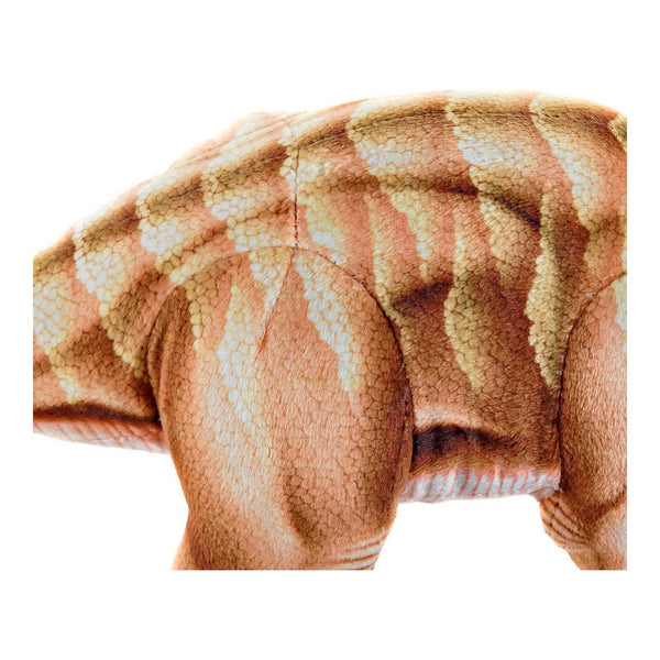 Peluche DKD Home Decor Marrón Poliéster Dinosaurio (45 x 16 x 26 cm)