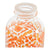 Water bottle DKD Home Decor Orange Borosilicate Glass (550 ml) (3 pcs)