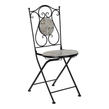 Chair DKD Home Decor Ceramic Ironwork (40 x 52 x 88 cm)