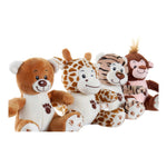 Peluche DKD Home Decor Poliéster Animales (6 pcs) (13 x 12 x 14 cm)