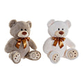 Fluffy toy DKD Home Decor Polyester Bear (2 pcs) (34 x 18 x 36 cm)