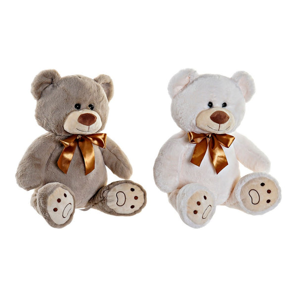 Peluche DKD Home Decor Poliéster Oso (2 pcs) (34 x 18 x 36 cm)