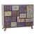 Chest of drawers DKD Home Decor Folk Multicolour Mango wood (110 x 35 x 88 cm)