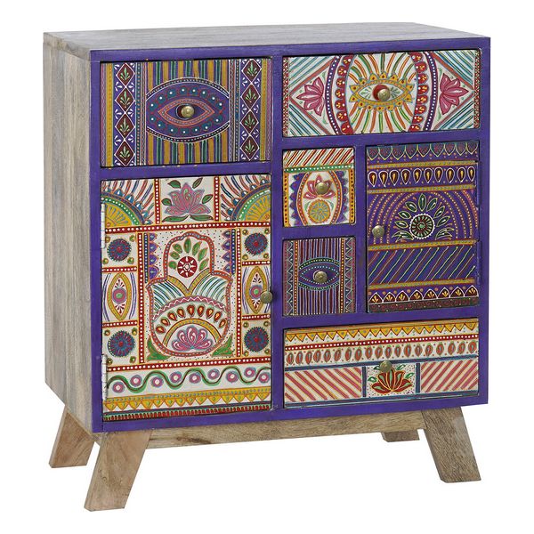 Chest of drawers DKD Home Decor Multicolour Mango wood (60 x 35 x 68 cm)