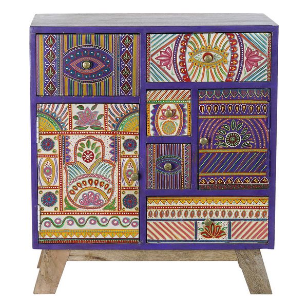 Chest of drawers DKD Home Decor Multicolour Mango wood (60 x 35 x 68 cm)