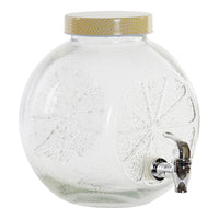 Water Dispenser DKD Home Decor Metal Crystal (5 L) (23 x 24 x 24.5 cm)