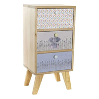 Chest of drawers Dekodonia Paolownia wood Elephant (30 x 25 x 61 cm)