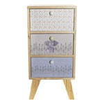 Chest of drawers Dekodonia Paolownia wood Elephant (30 x 25 x 61 cm)