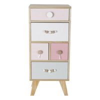 Chest of drawers DKD Home Decor Children's Paolownia wood (35 x 30 x 80 cm)