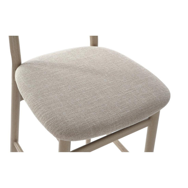 Stool DKD Home Decor Beige Polyester Metal (43 x 50 x 105 cm)