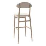 Stool DKD Home Decor Beige Polyester Metal (43 x 50 x 105 cm)