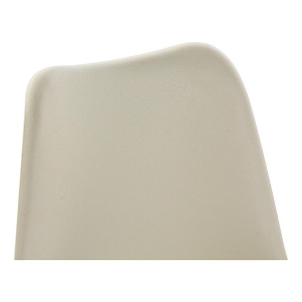 Chair DKD Home Decor Beige Polypropylene (PP) beech wood (48 x 54 x 82 cm)