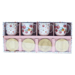 Piece Coffee Cup Set DKD Home Decor Bamboo Dolomite (180 ml) (4 pcs)