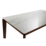 Dining Table DKD Home Decor Ceramic walnut (160 x 89 x 77 cm)