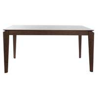 Dining Table DKD Home Decor Ceramic walnut (160 x 89 x 77 cm)