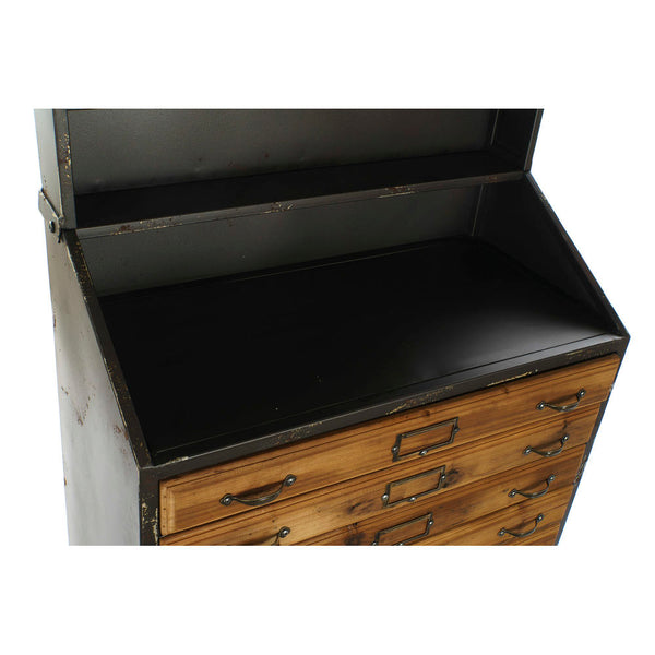 Chest of drawers DKD Home Decor Wood Metal (63.5 x 34 x 146 cm)