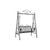 Bench with backrest DKD Home Decor Swing Metal (146 x 85 x 212 cm)