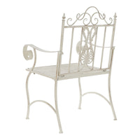 Silla de Jardín DKD Home Decor Metal (63.5 x 52 x 98 cm)