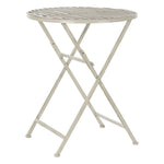 Folding Table DKD Home Decor White Metal (60 x 60 x 74 cm)