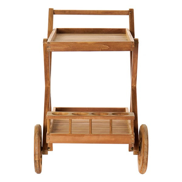 Multi-purpose Cart DKD Home Decor Brown Teak (83 x 56 x 81 cm)