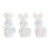 Fluffy toy DKD Home Decor Polyester (10 x 10 x 15 cm) (3 pcs)