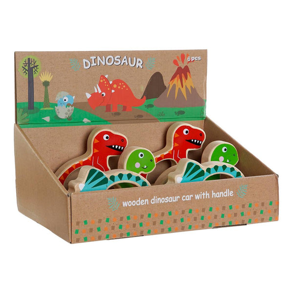 Wooden Game DKD Home Decor Dinosaurs (3 pcs)