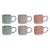 Piece Coffee Cup Set DKD Home Decor Stoneware (90 ml) (6 pcs)