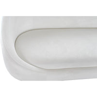 Sofa DKD Home Decor White Polyester Metal (155 x 75 x 92 cm)