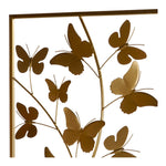 Folding screen DKD Home Decor Butterfly Metal (120 x 1 x 180 cm)