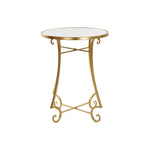 Side table DKD Home Decor Metal Golden Mirror (50 x 50 x 65 cm)