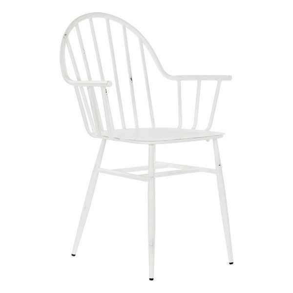 Garden chair DKD Home Decor White Metal (55 x 53.5 x 86 cm)