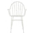 Garden chair DKD Home Decor White Metal (55 x 53.5 x 86 cm)