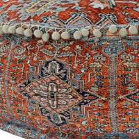 Pouffe DKD Home Decor Cotton (60 x 60 x 23 cm)