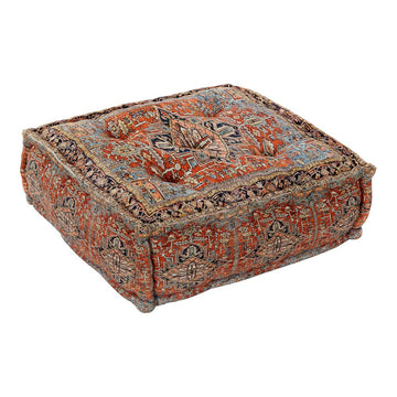 Pouffe DKD Home Decor Cotton (60 x 60 x 23 cm)