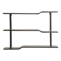 Shelves DKD Home Decor Black Metal (61.5 x 15 x 42 cm)