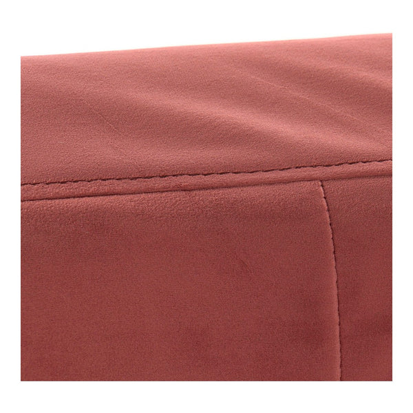 Sofa DKD Home Decor Red Polyester Metal Glam (128 x 70 x 76 cm)