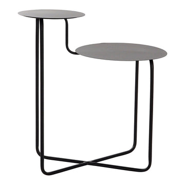 Side table DKD Home Decor Black Metal (57 x 35 x 60 cm)