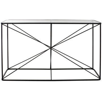 Console DKD Home Decor Metal Crystal (120 x 32 x 76 cm)