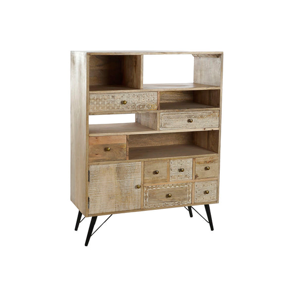 Chest of drawers DKD Home Decor Metal Mango wood (89 x 40 x 119.5 cm)