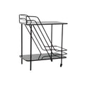 Multi-purpose Cart DKD Home Decor Black Metal (70 x 44 x 82 cm)