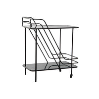 Carrito Multiusos DKD Home Decor Negro Metal (70 x 44 x 82 cm)