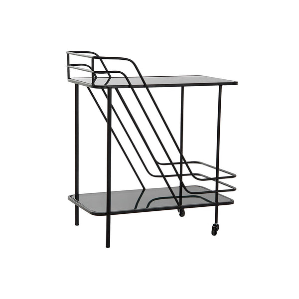 Carrito Multiusos DKD Home Decor Negro Metal (70 x 44 x 82 cm)