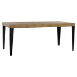 Dining Table DKD Home Decor Metal Rattan (180 x 90 x 78 cm)