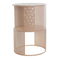 Side Table DKD Home Decor Metal MDF Wood (35 x 35 x 50 cm)