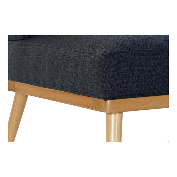 Armchair DKD Home Decor Polyester Pinewood Navy Blue (80 x 66 x 72 cm)