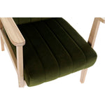 Armchair DKD Home Decor Green Polyester Pinewood (63 x 68 x 81 cm)