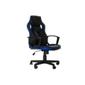 Gaming Chair DKD Home Decor Blue Black Grey Polyurethane PVC Metal (61 x 61 x 113 cm)